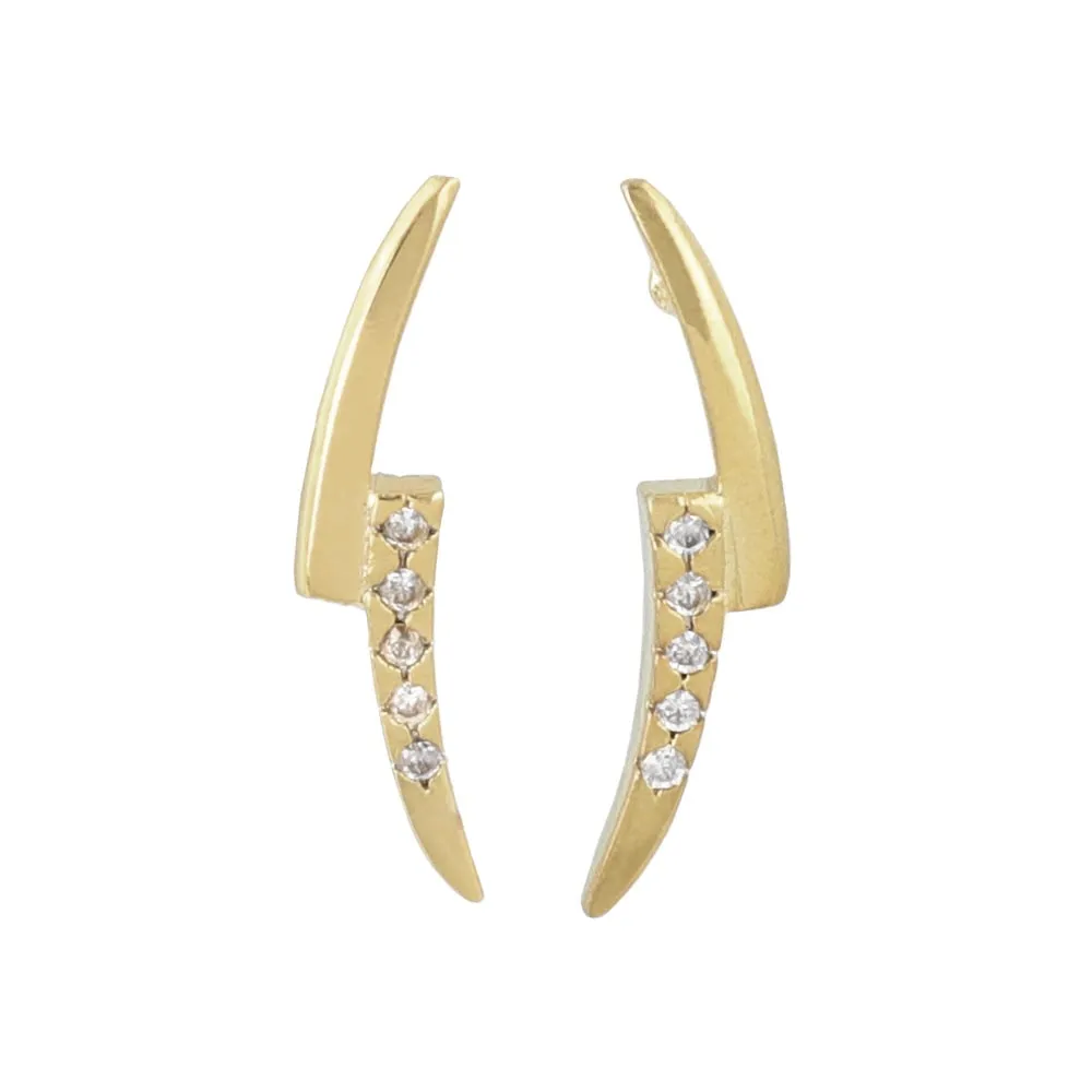 Gold Plated Arch Studs