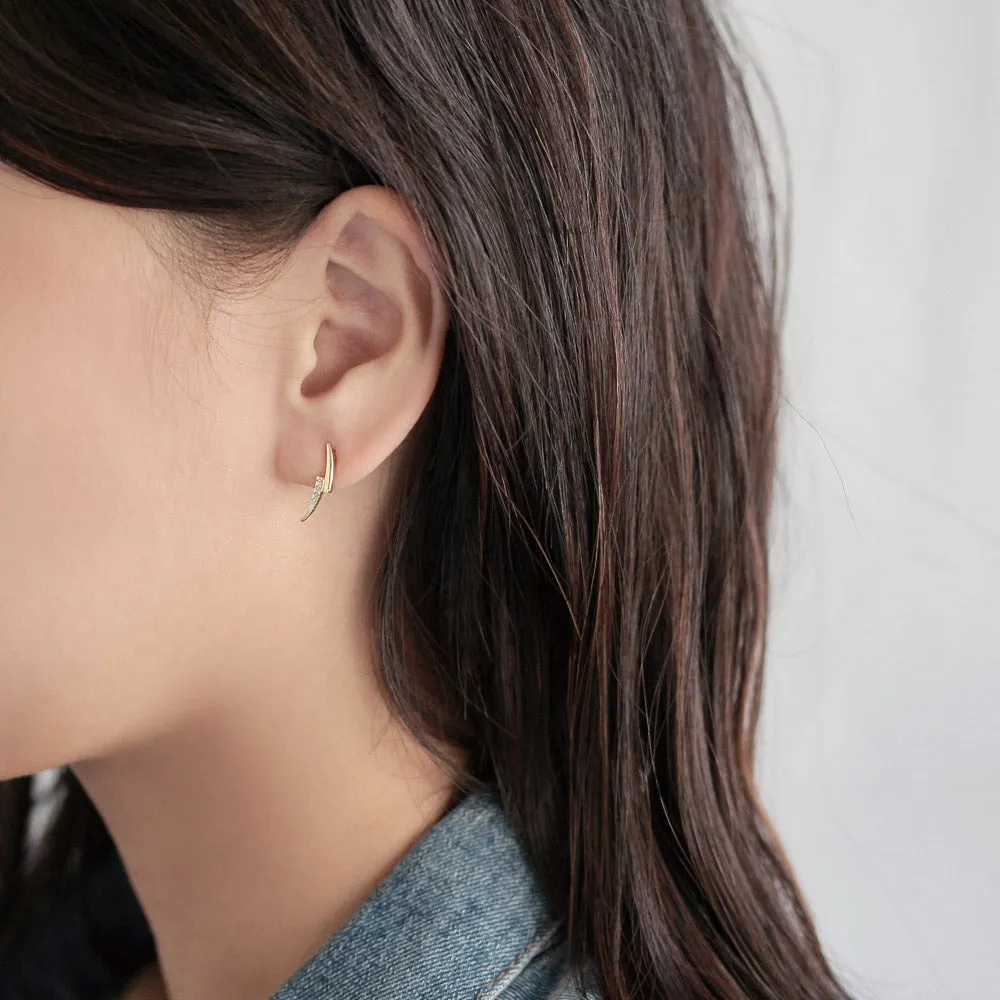 Gold Plated Arch Studs