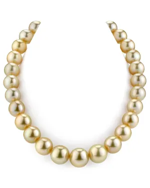 Golden South Sea Pearl Necklace, 14.0-16.0mm - AAA/Gem Quality