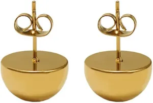Half Ball Dome Stud Earrings for Women Small Round Ball Hemispherical Minimalist Studs Earrings Fashion Jewelry