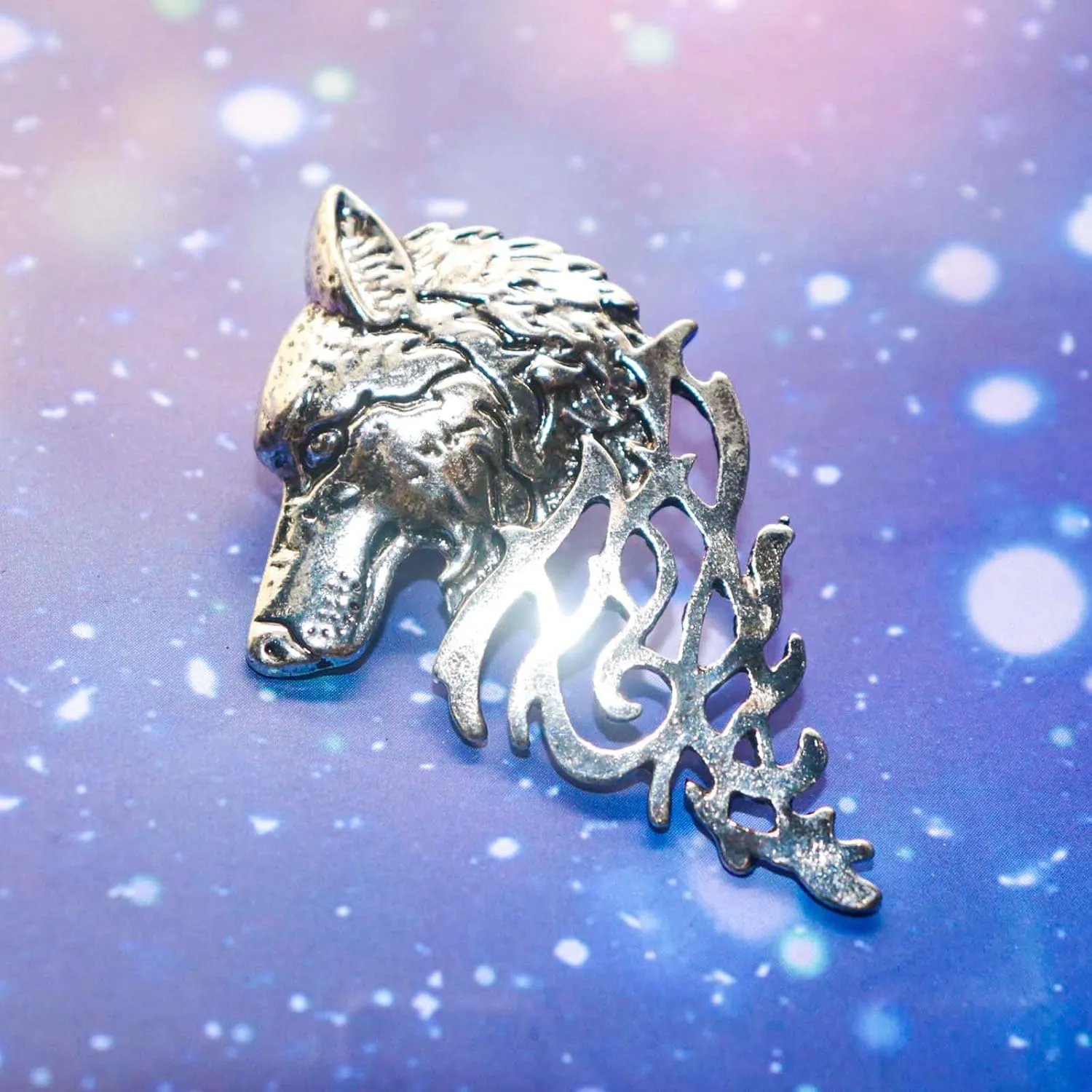 HETICA Vintage Animal Dragon Skull Wolf Crown Lion Brooch - Gold Silver Rhinestone Brooch for Men Women Suit Tie Dress Lapel Pin Fashion Jewelry