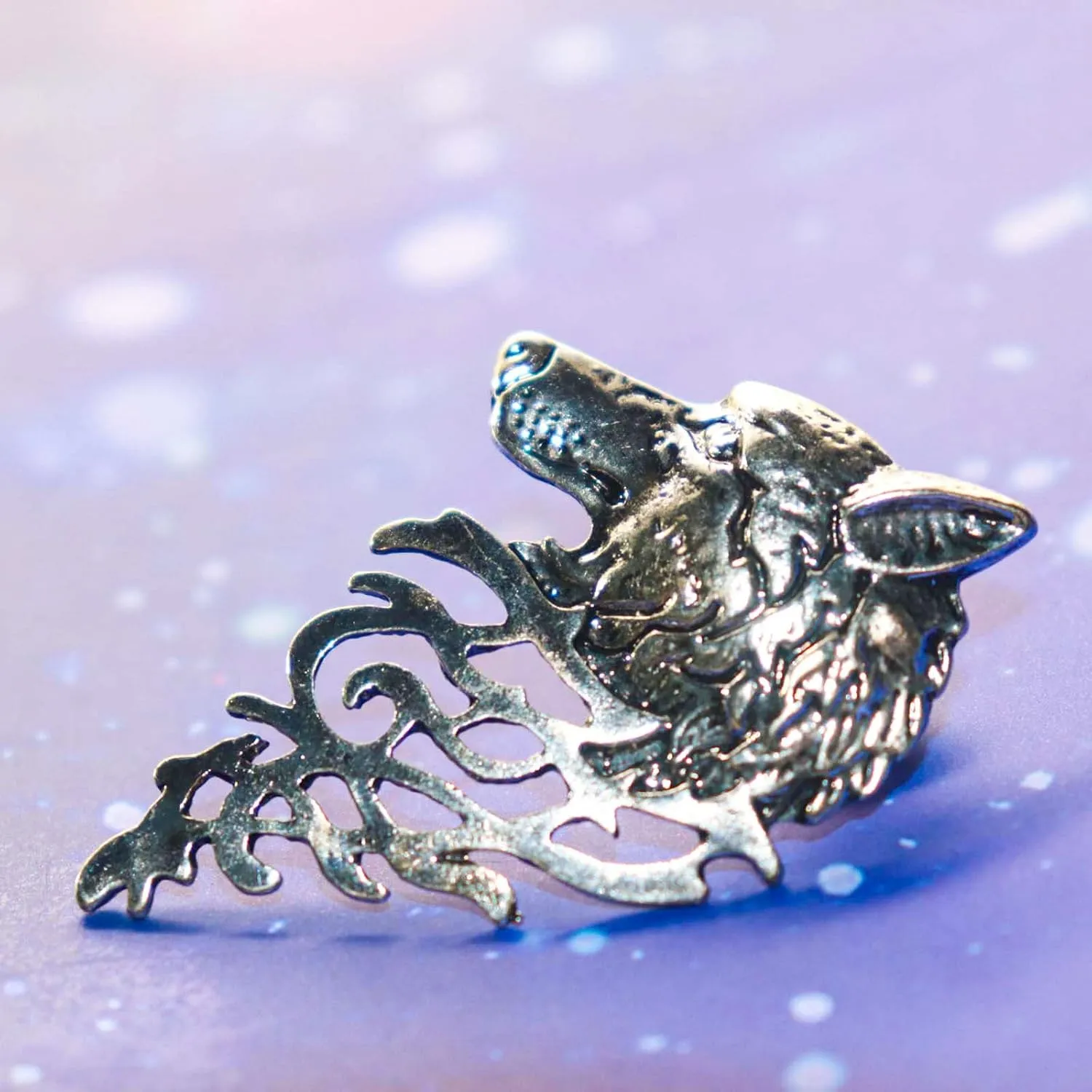 HETICA Vintage Animal Dragon Skull Wolf Crown Lion Brooch - Gold Silver Rhinestone Brooch for Men Women Suit Tie Dress Lapel Pin Fashion Jewelry
