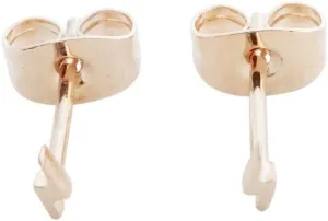 HONEYCAT Mini Lightning Stud Earrings in Gold, Rose Gold, or Silver | Minimalist, Delicate Jewelry