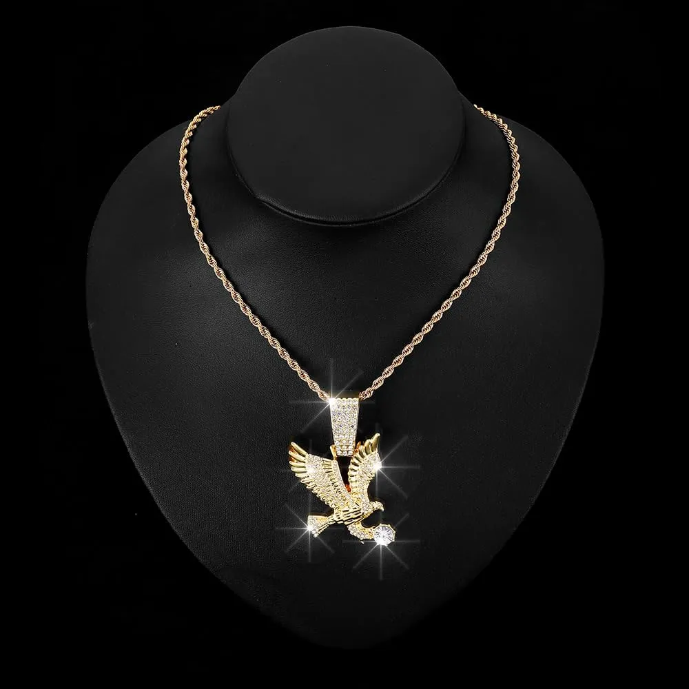 Ice Out Chain for Men Premium Zircon Stones Hypoallergenic Durable Hip-Hop Streetwear Chain Necklace Men