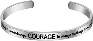 Inspirational Bracelets for Women Men Religious Jewelry Christian Jewelry Gifts God Grant Me The Serenity Prayer Bracelet Christian Gift Recovery Gifts AA Gift Encouragement Gift Motivational Jewelry