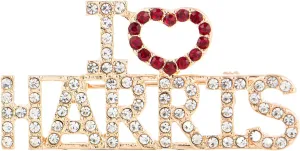 Kamala Harris for President, Harris for President Merchandise Crystal Kamala Harris Pin Brooch Kamala Harris 2024 Merch