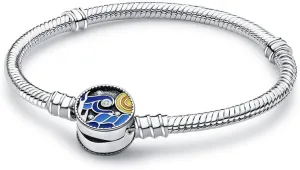 KEQ 925 Sterling Silver Charm Bracelet for Pandora Charms Snake Chain Bracelet Fit Any Charm Gift for Women