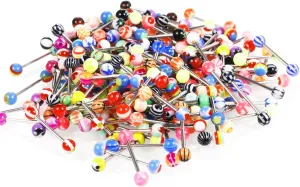 KIFEDSLJ Acrylic Belly Rings & Bars - Stainless Steel Navel Piercing Jewelry