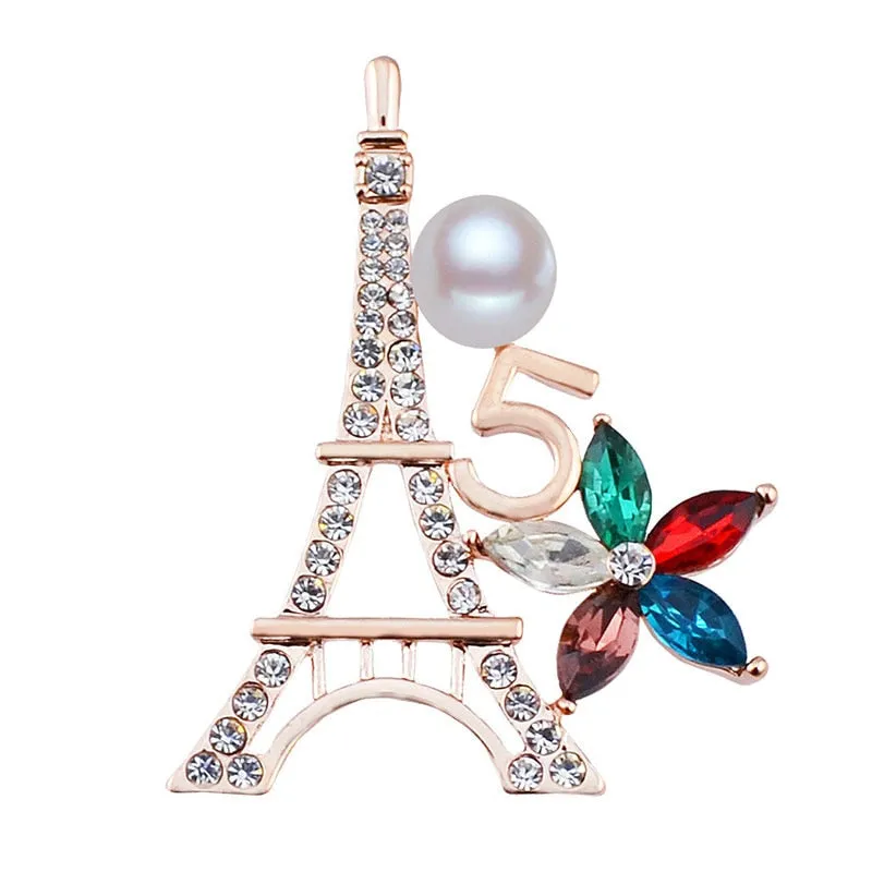Korean Wedding Luxury Eeiffel Tower brooch