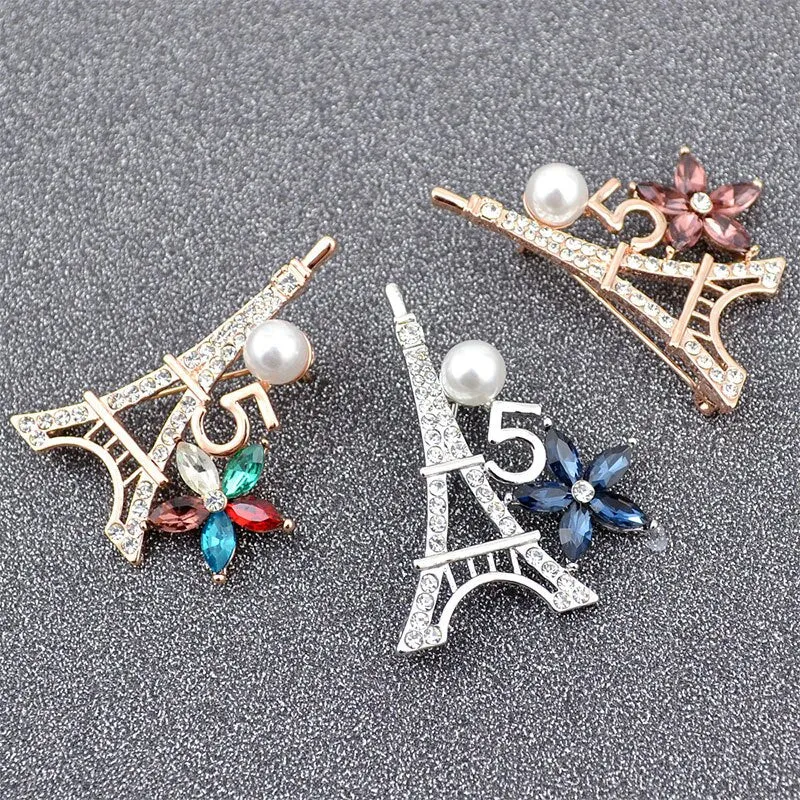 Korean Wedding Luxury Eeiffel Tower brooch