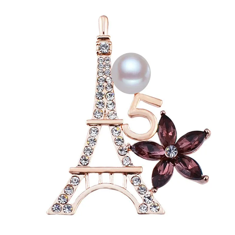 Korean Wedding Luxury Eeiffel Tower brooch