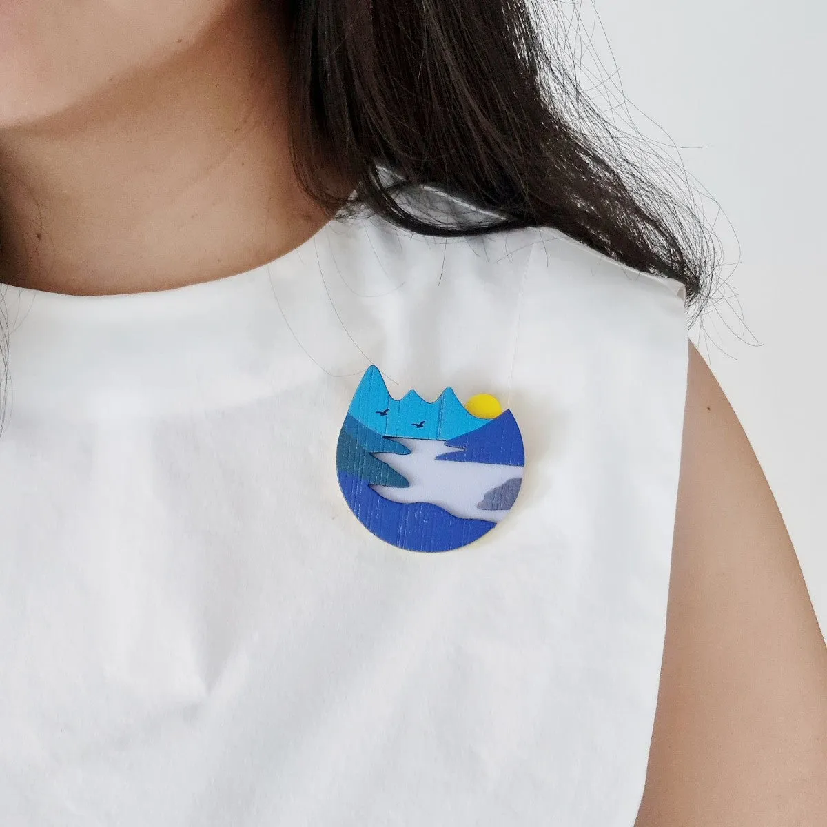 Lake Toba Brooch