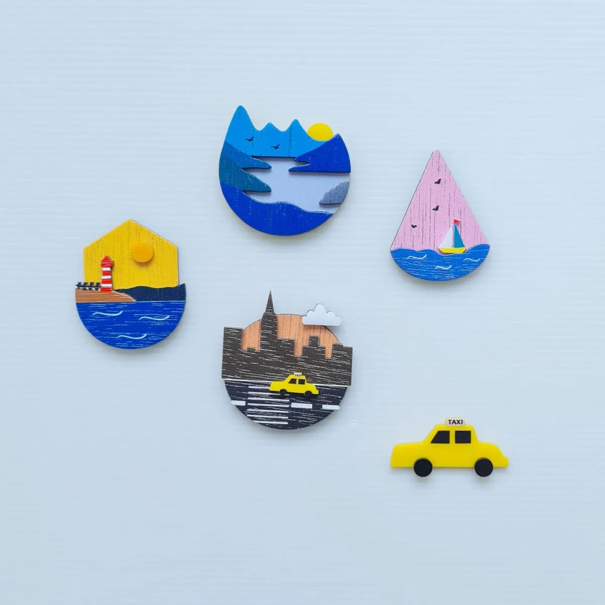 Lake Toba Brooch
