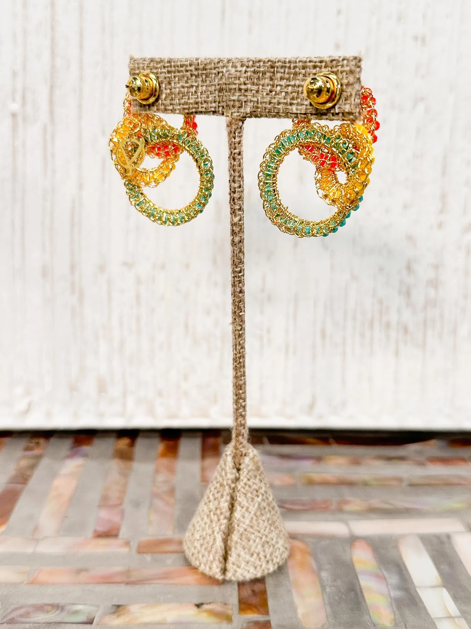 Leah Trio Earrings, Summer Vibe Mix