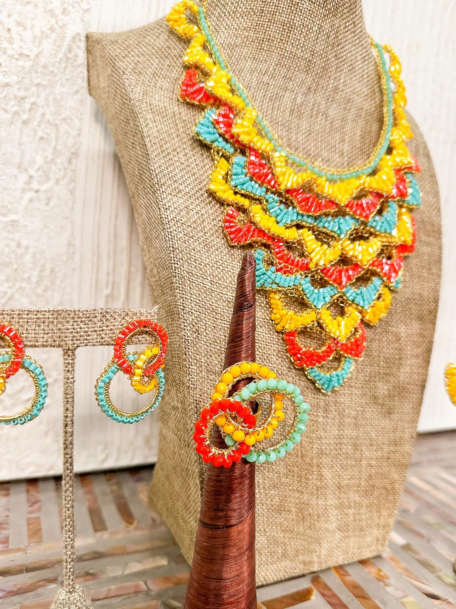 Leah Trio Earrings, Summer Vibe Mix