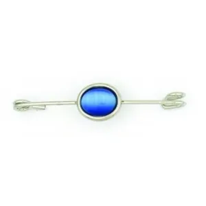 Light Sapphire Cat Eye Stock Pin