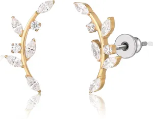 Limerencia Implant Grade Pure Titanium Studs, F136 Hypoallergenic G23 Small Dainty Cubic Zirconia Earrings for Women's Sensitive Ears