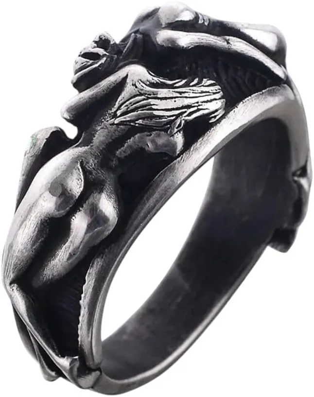 Men's Ring Naked Women Rings Sexy Nude Women Punk Jewelry Party Fun Personality Gift Jewelry VHM5565