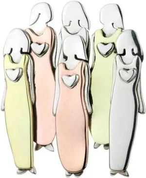 My Beautiful Sisters Brooch Pins for Women Girls Fashion Brooch Lapel Pins Dainty Elegant Dress Accessories Promise Statement Jewelry for Hat Bag Suit Tie Gift Birthday To My Bestie Best Friends Family Girls Daughters Brooches