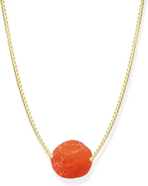 Natural Gemstone Necklace for Women, 14K Gold Plated Crystal Necklace, Birthstone Jewelry Trendy Birthday Gift for Her