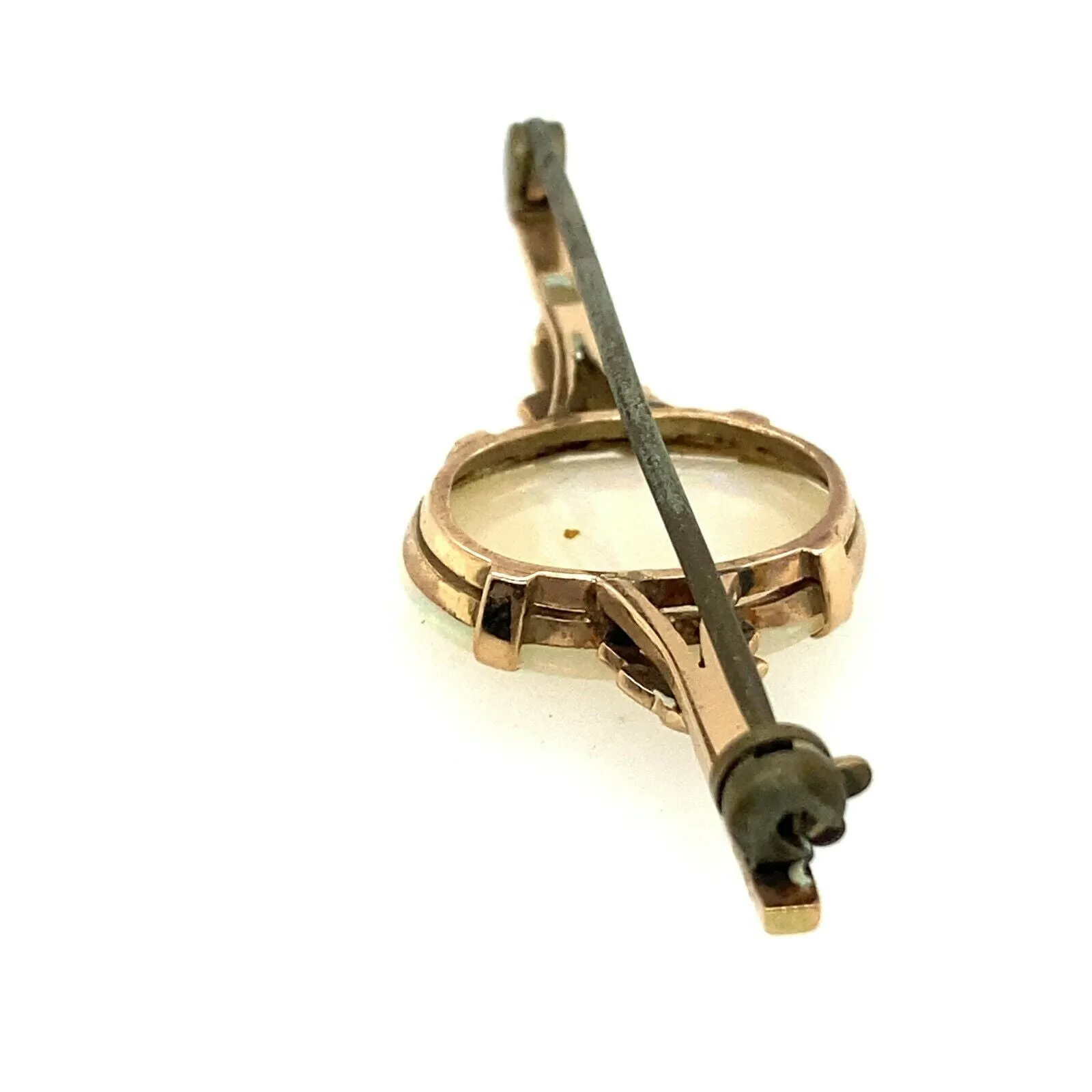 Opal 9ct Yellow Gold Brooch
