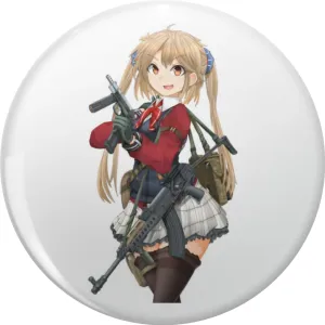Out Of The Most Military Anime Cute Gun The Next Things Boys Girls Pin Lapel Pin Brooch Steel Pins Badge 0.75"