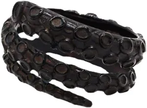 PAMTIER Men Stainless Steel Vintage Hip Hop Style Non-Mainstream Octopus Tentacle Wrap Finger Ring