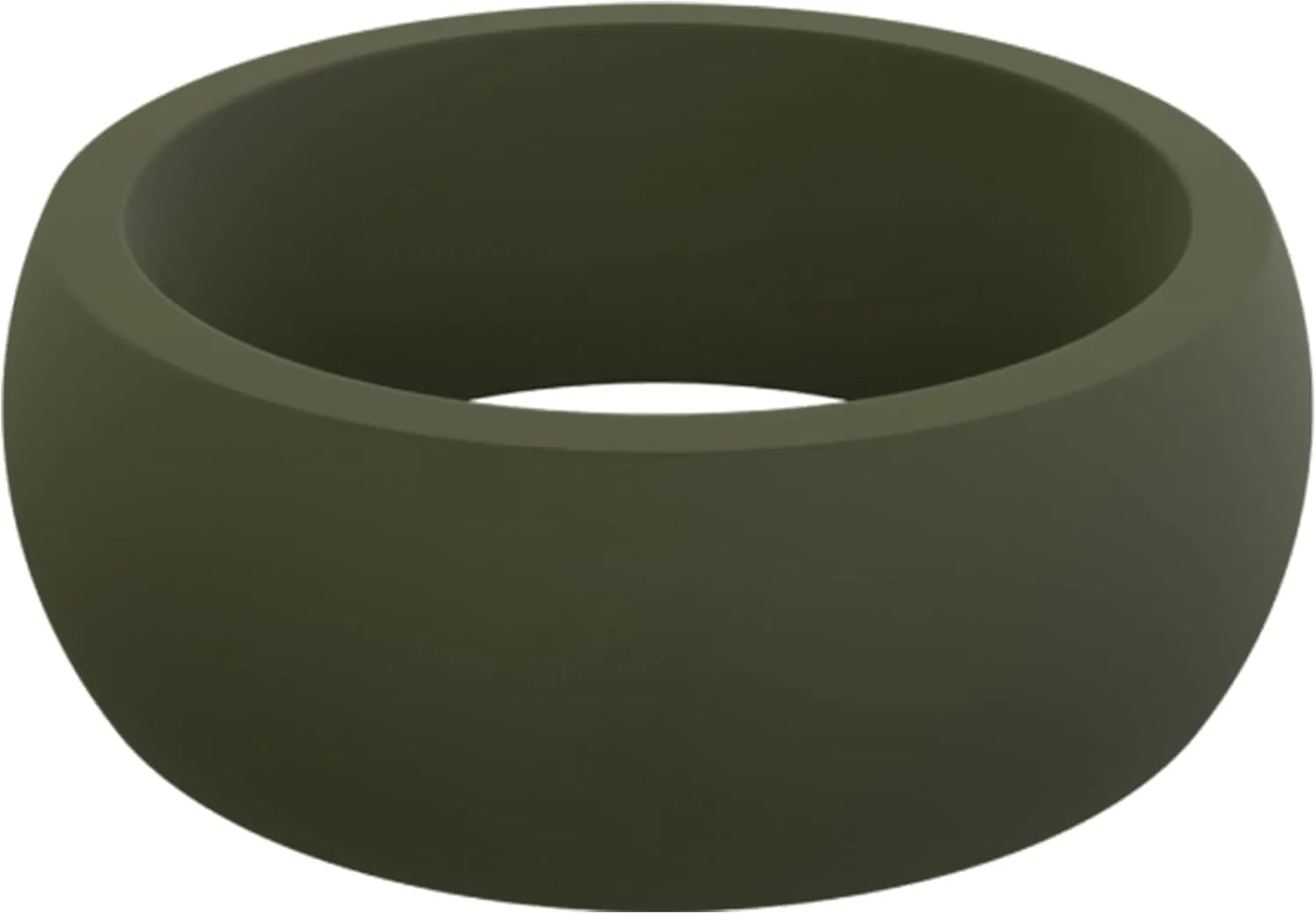 QALO Men's Rubber Silicone Ring, Step Edge Q2X or Chevron Rubber Wedding Band, Breathable, Durable Rubber Wedding Ring for Men, Multi Colors