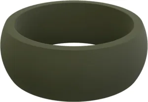 QALO Men's Rubber Silicone Ring, Step Edge Q2X or Chevron Rubber Wedding Band, Breathable, Durable Rubber Wedding Ring for Men, Multi Colors