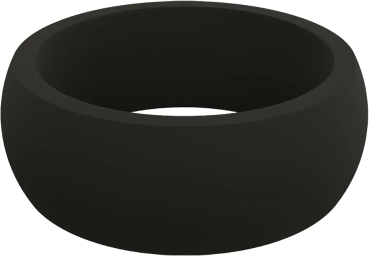 QALO Men's Rubber Silicone Ring, Step Edge Q2X or Chevron Rubber Wedding Band, Breathable, Durable Rubber Wedding Ring for Men, Multi Colors