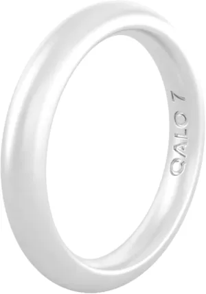 QALO Women's Rubber Silicone Ring, Stackable Chevron Rubber Wedding Band, Breathable, Durable Engagement Silicone Ring, Multi Colors