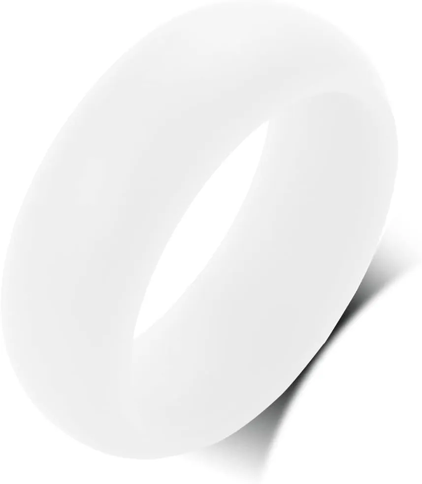 QINGDUO 8MM Inspirational Ring Christian Jesus Formee Cross Symbols Ring Customize Comfort Fit Domed Stackable Knuckle Band Rings Inspirational Faith Cross Ring Christian Religious Confirmation Gift