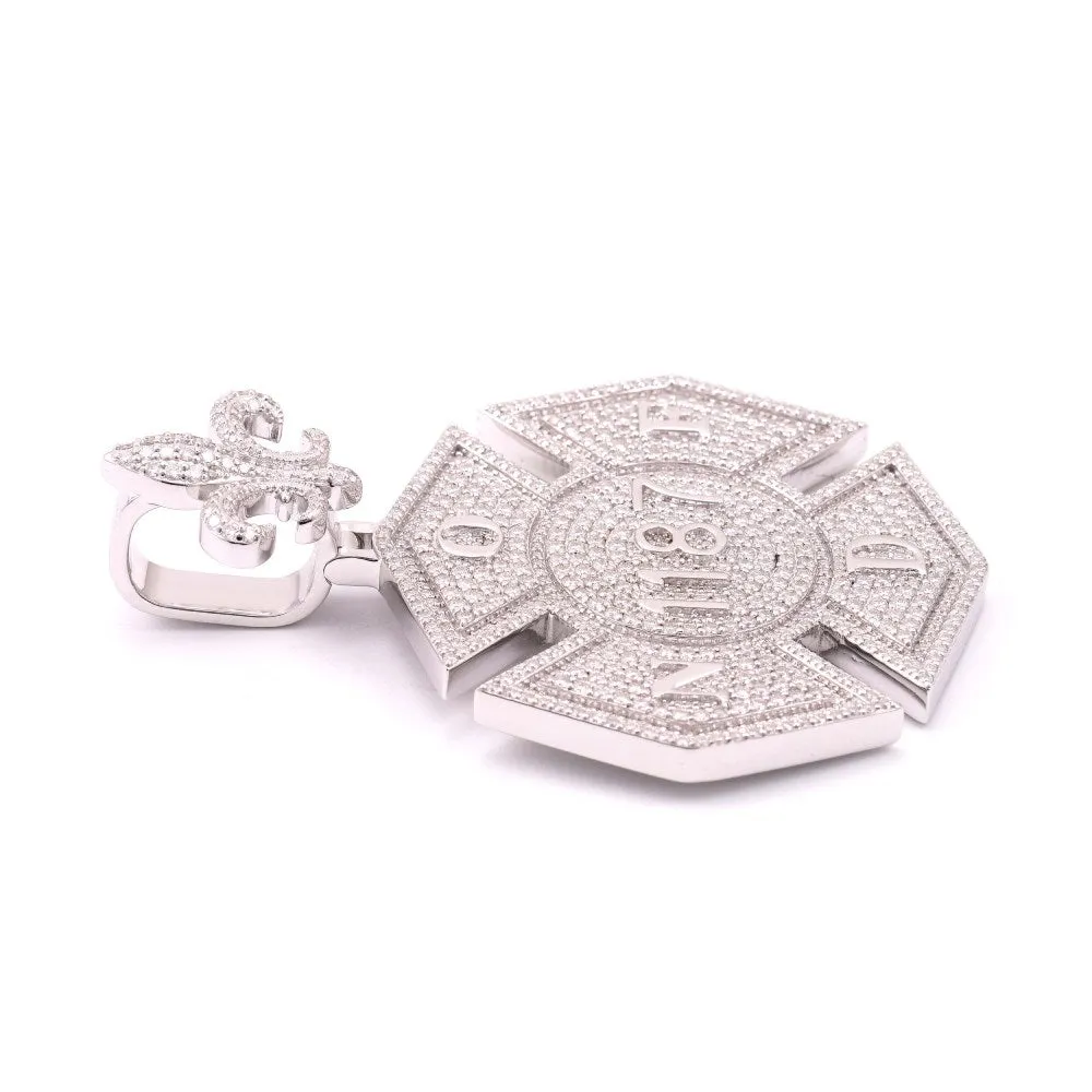 "1187" Custom Circle Pendant 14K Gold