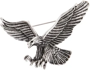 Retro Eagle Animal Brooch Pin for Women Men Hawk Wings Pin Badge Punk Buck Suit Tie Lapel Pin Patriotic Eagle Safety Pin Independence Day Eagle Brooches