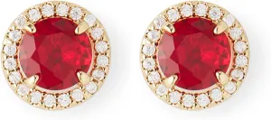 Rocksbox Kate Studs - Cubic Zirconia Pave - High Polish Plating - Premium Quality Jewelry - 9mm
