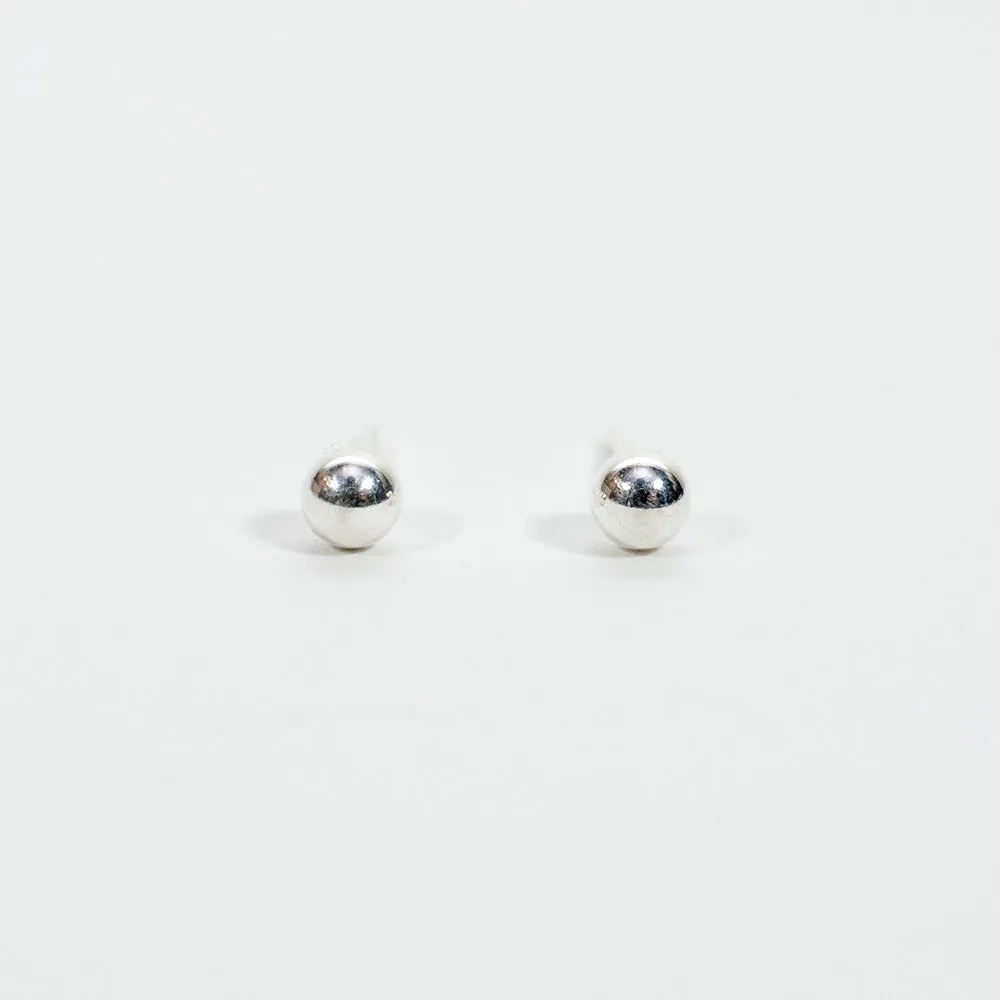 Silver Ball Studs
