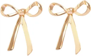 Sparkly Bow Earrings for Women Rhinestone Chain Tassel Earring Cute Ribbon Earrings Gold Silver Bow Knot Earring Crystal Fairy Teardrop Jewelry Perfect jewelry for Her