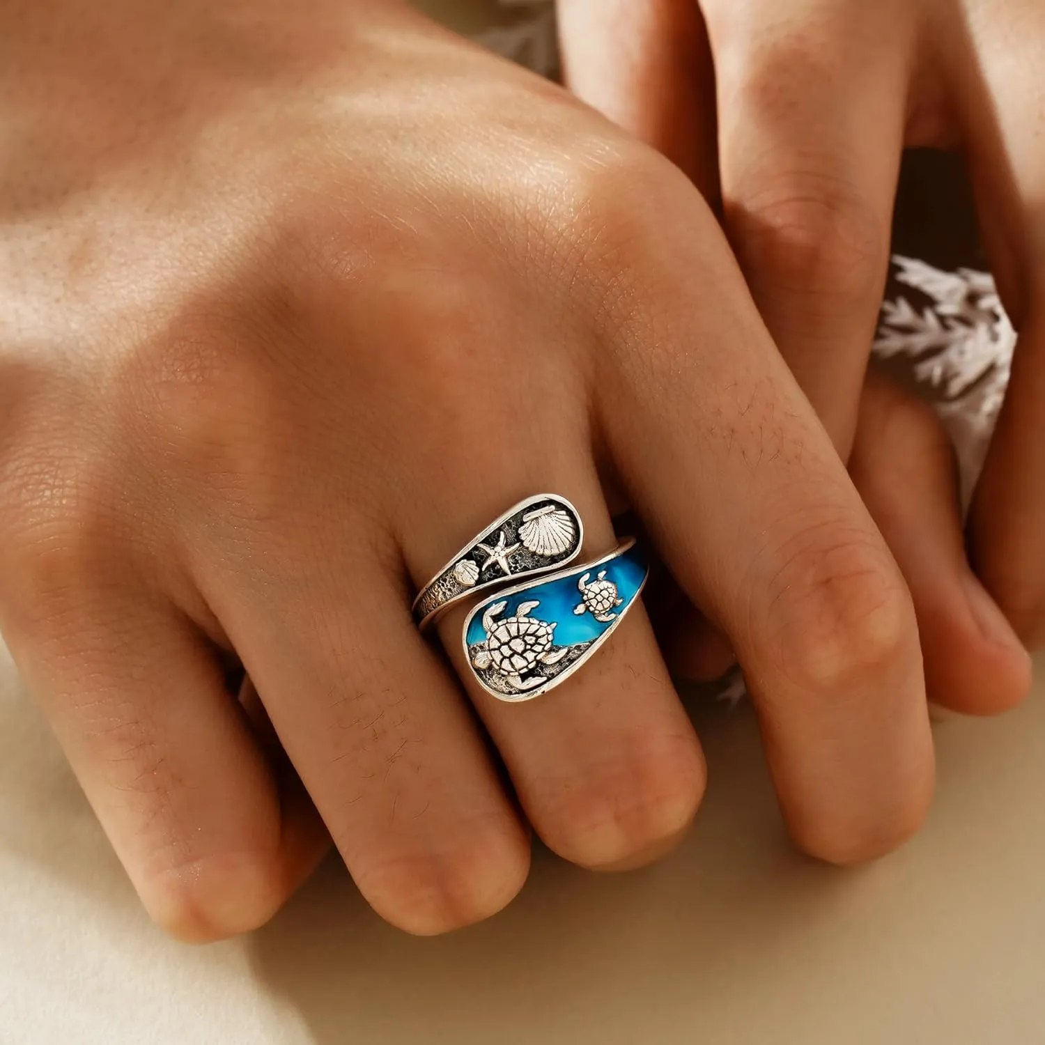 Spoon Rings for Women 925 Sterling Silver Sunflower Adjustable Thumb Spoon Rings Celtic Knot Promise Engagement Statement Boho Vintage Finger Open Antique Rings Jewelry