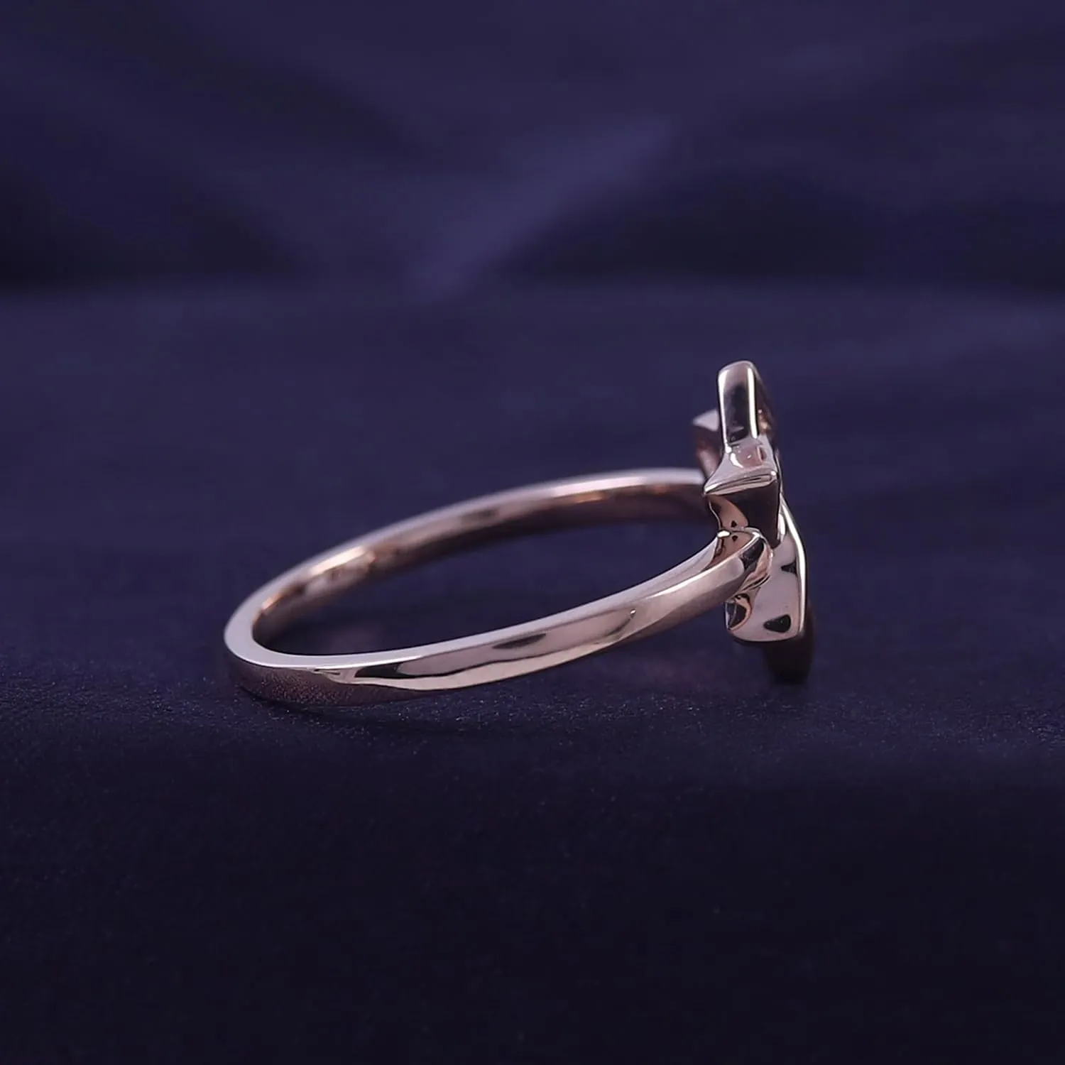 Star of David Jewish Magen Hebrew Shield Ring Star Symbol Ring 14k Gold Over Sterling Silver, Gift For Her