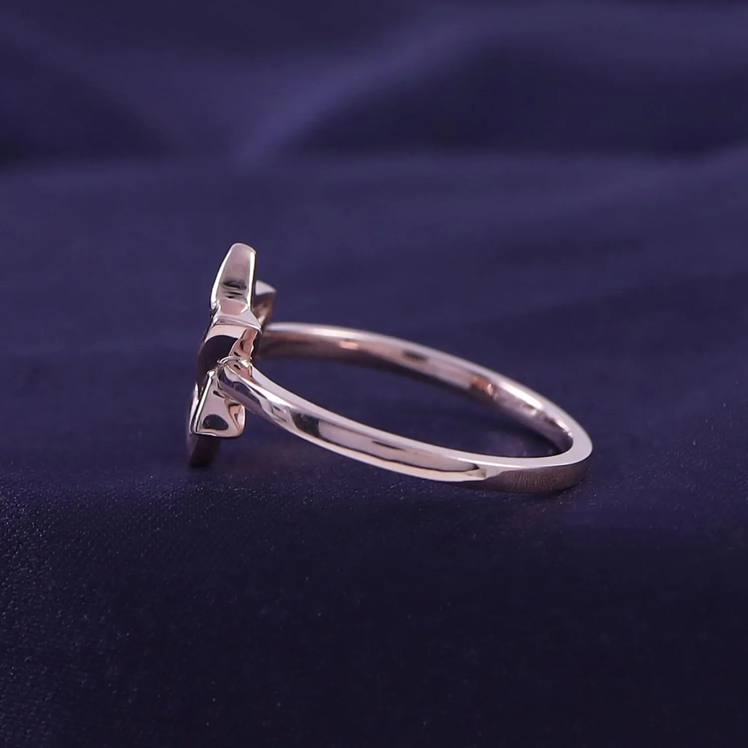 Star of David Jewish Magen Hebrew Shield Ring Star Symbol Ring 14k Gold Over Sterling Silver, Gift For Her