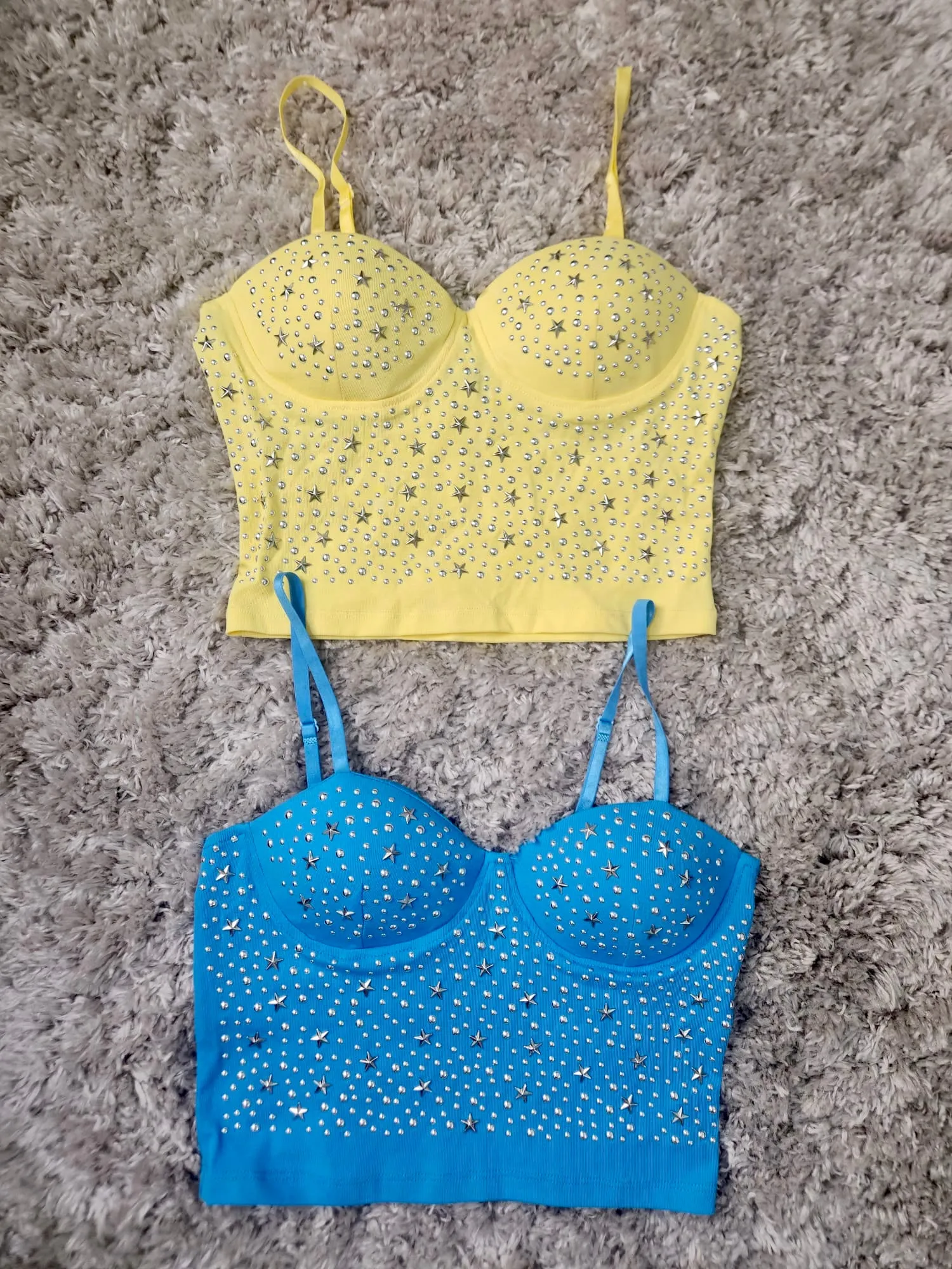 Studs and Stars Bustier Top