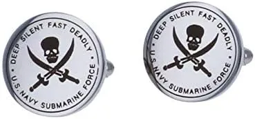 Submariner Silent Service Designer Cuff Links