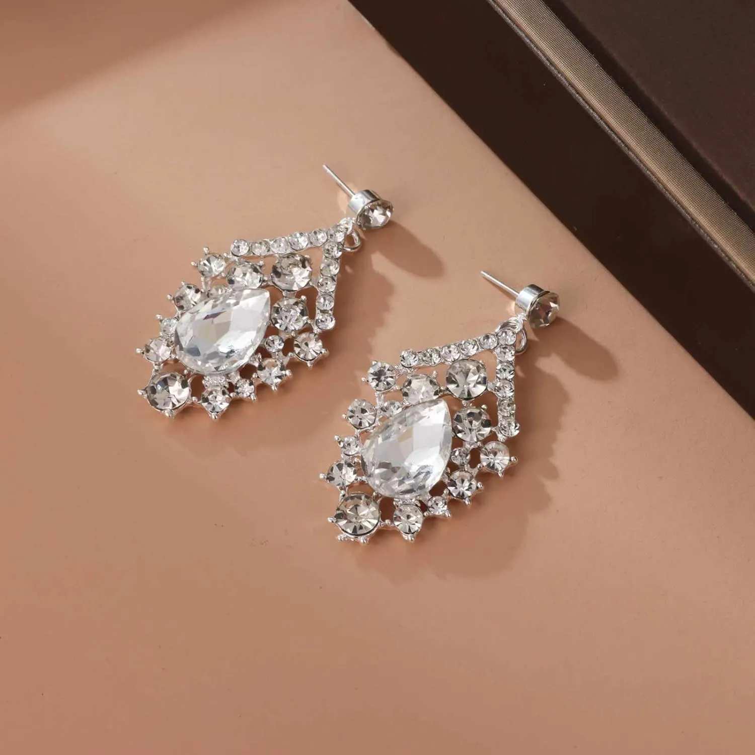 Tiaras Crown And Jewelry Sets for women,Tiaras Earrings and Necklace for Wedding, Birthday,Rhinestone Crystal Bridal Jewelry Sets for Costume Birthday Party Prom(A1)
