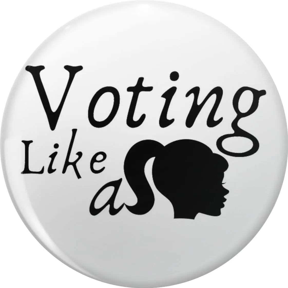 Voting like a girl,Women's Vote, 2020 Election for women, Vote Pin Lapel Pin Cute Brooch Pins Badges 0.75"