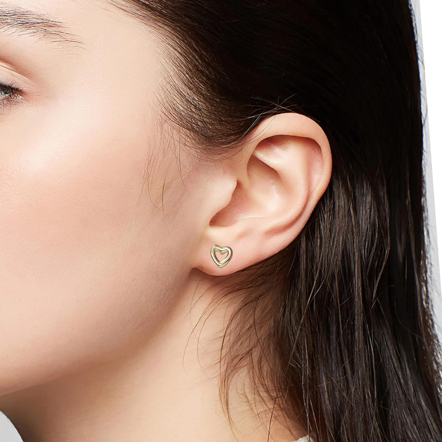 Women Earring Studs 5 Pairs