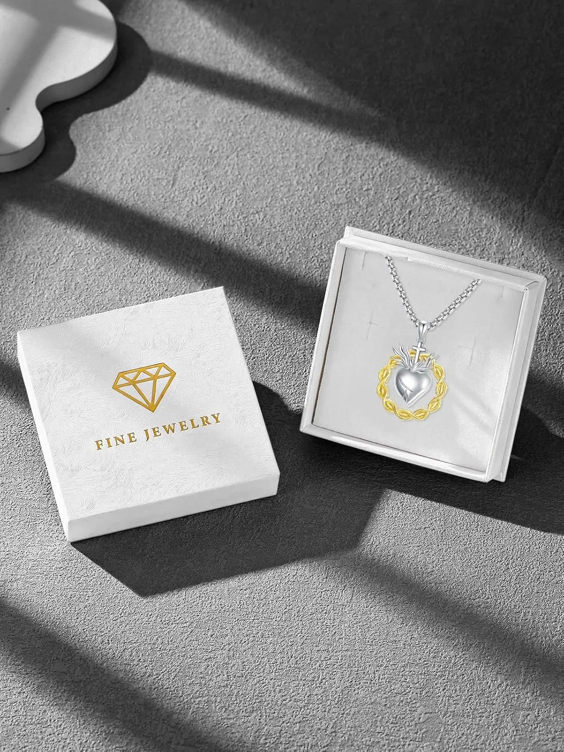 Women's Mother's Day S925 Sterling Silver Heart Pendant Necklace