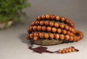 Wooden Beads Bracelet Raja Kayu Wood Agathis Alba Black Bead Mala Prayer Feng Shui Lucky For Women Men