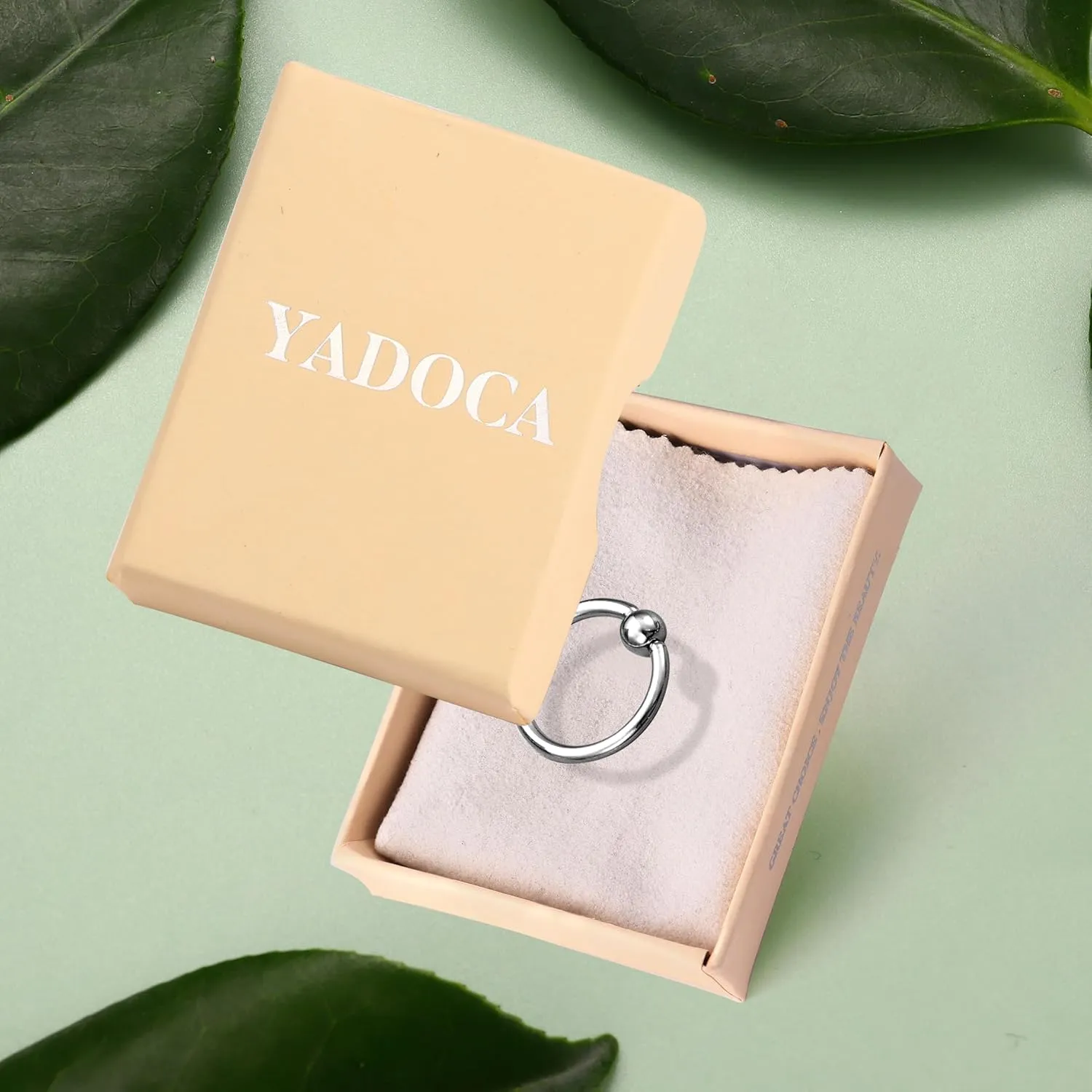 YADOCA Surgical Steel Septum Kit - 2G to 14G Septum Rings, Pincher, Tapers & Gauge, Nose Piercing Jewelry - Silver & Black Tone